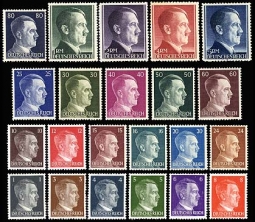GE 506-27 Adolf Hitler Head Stamp Set